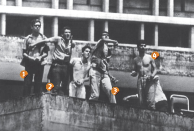 Os protagonistas de uma foto histórica de 1967